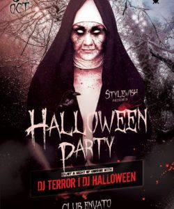 halloween party flyer on behance costume party flyer template pdf