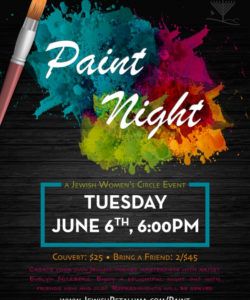 Paint Night Flyer Template