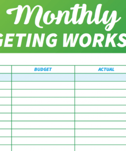 printable 14 free budget templates and spreadsheets  gobankingrates easy monthly budget template sample