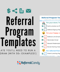 real life referral program templates that you can steal referral program flyer template pdf