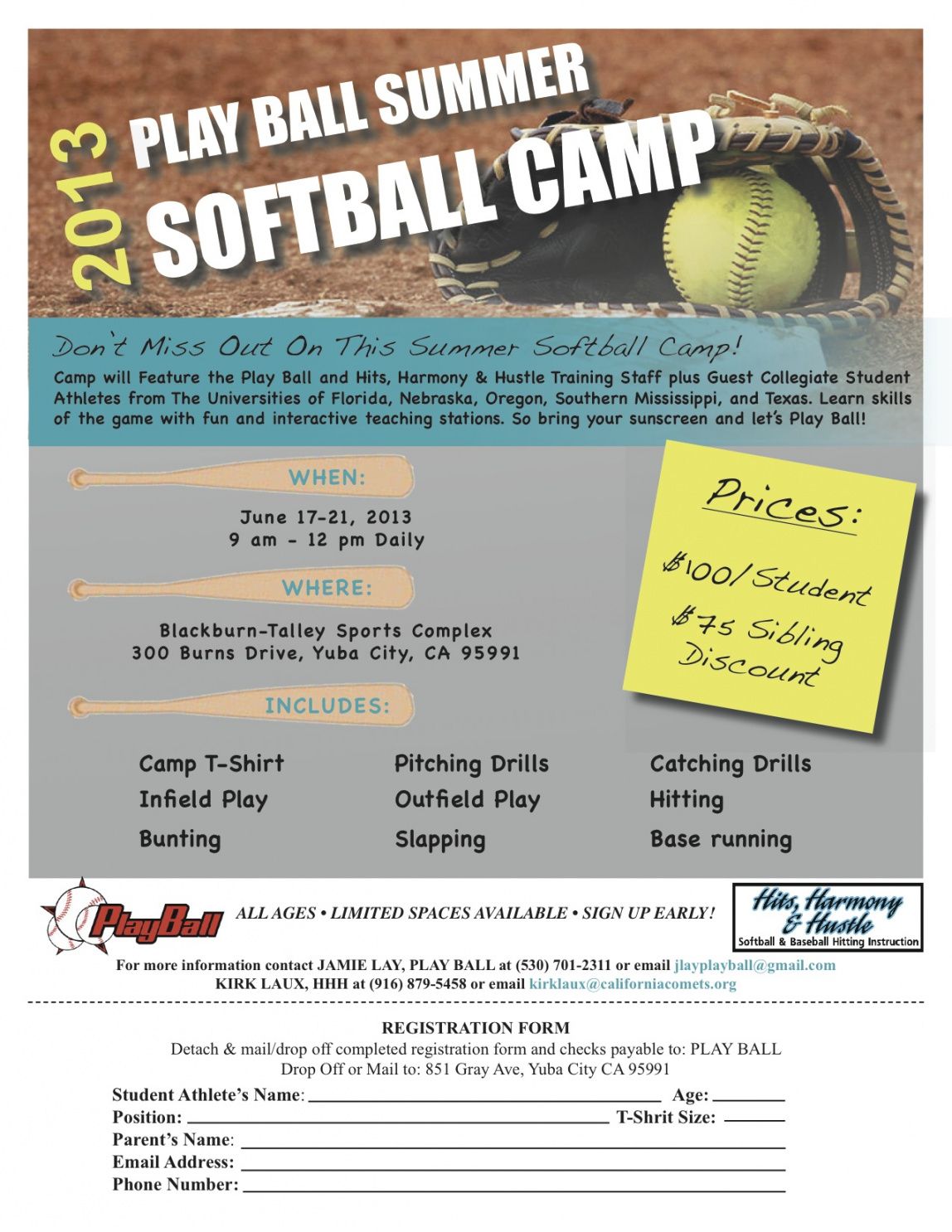 series of softball camp flyers  cat softball fundraiser flyer template pdf