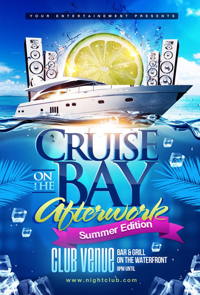 Boat Cruise Flyer Template