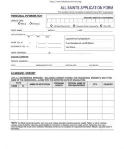 9 college application form templates  pdf  free &amp;amp; premium college application checklist template pdf