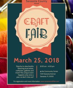 awesome craft fair flyer template  mycreativeshop county fair flyer template and sample