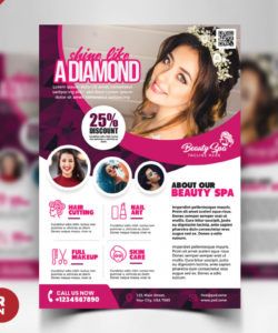 beauty salon flyer template psd  psd zone beauty salon flyer template doc