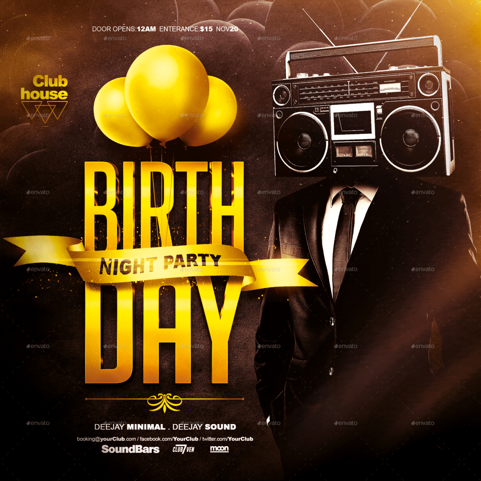 Free Birthday Flyer Templates