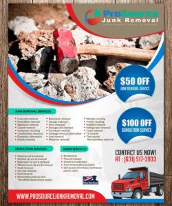 bold playful flyer design job flyer brief for a company in junk removal flyer template pdf