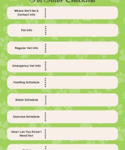 companion pet products  printable pet sitter checklist pet sitter checklist template excel