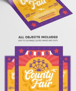 county fair  premium psd flyer template county fair flyer template doc