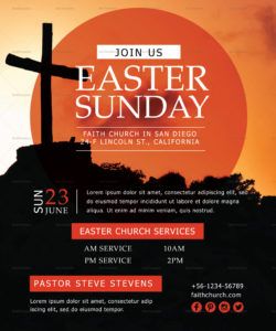 easter sunday flyer design template in psd word publisher easter church flyer template