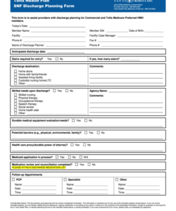 editable discharge planning form  fill out and sign printable pdf template  signnow discharge planning checklist template excel