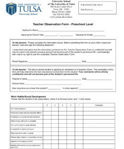 editable free 3 preschool observation forms in pdf  ms word observation checklist template doc