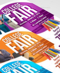 fair advert stationery and design templates from graphicriver college fair flyer template and sample