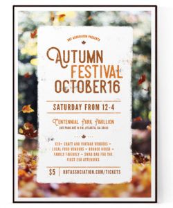 fall festival flyer template psd  docx fall event flyer template and sample