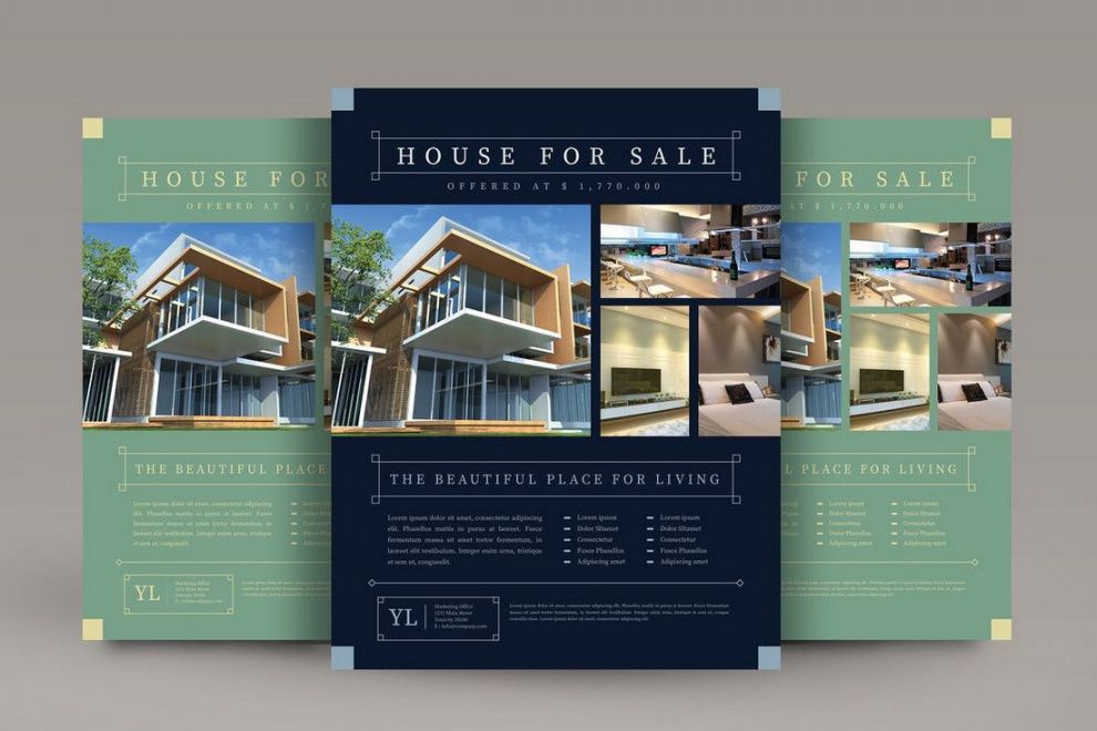 free 30 best real estate flyer templates  design shack luxury real estate flyer template