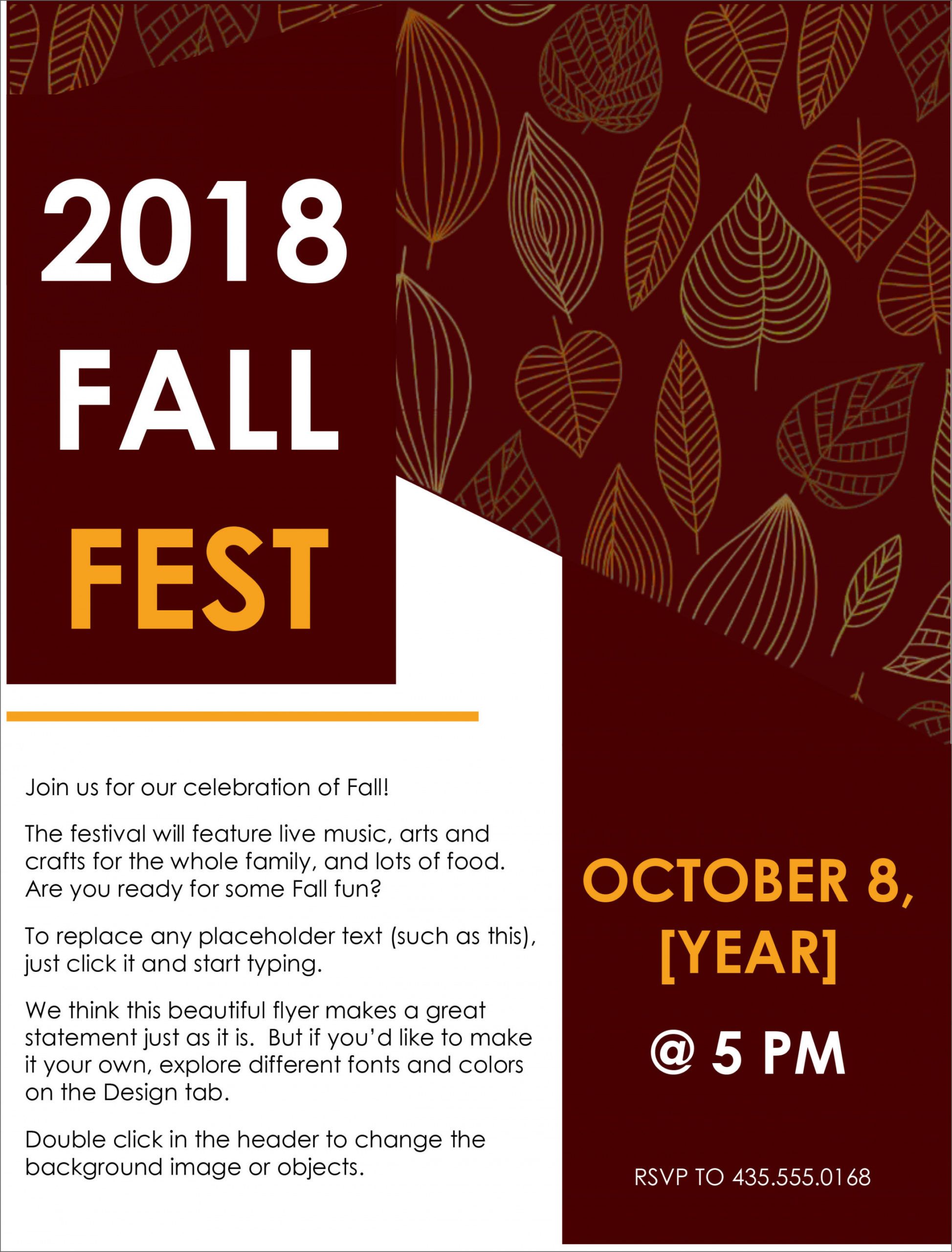 free 45 free poster and flyer templates  clean simple and fall event flyer template pdf