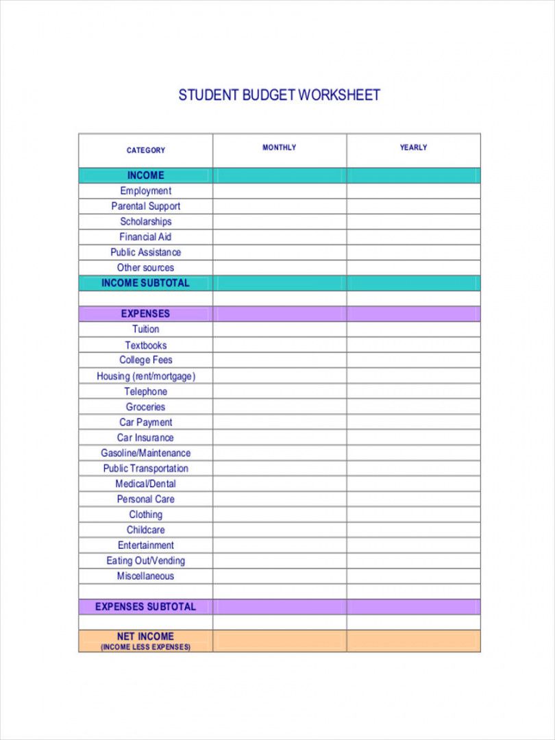 free-8-student-budget-forms-in-pdf-ms-word-university-student-budget-template-example-dremelmicro