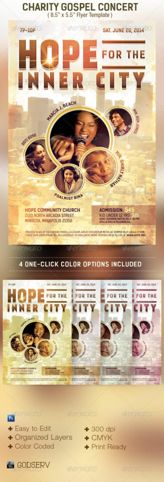 Free Charity Graphics Designs & Templates From Graphicriver Church ...