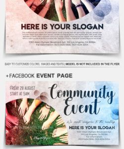 free community event  flyer psd template community event flyer template pdf