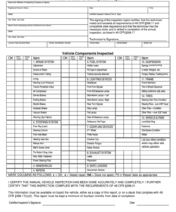 free dot inspection form  fill out and sign printable pdf template  signnow daily vehicle inspection checklist template pdf