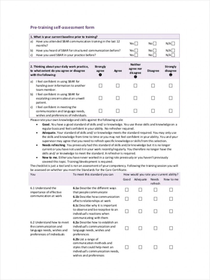 Free Free 6 Training Needs Assessment Forms In Pdf ...