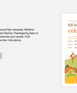 free free autumn theme templates for microsoft office fall event flyer template pdf