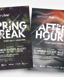 free nightclub flyer template  psd ai &amp;amp; vector  brandpacks service industry night flyer template doc