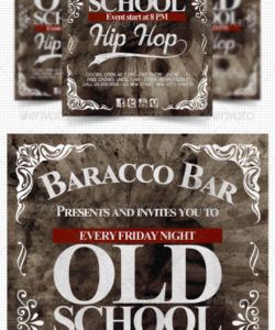 free old school flyer graphics designs &amp;amp; templates from graphicriver old school flyer template and sample