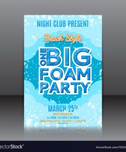 free one big foam party flyer foam party flyer template doc