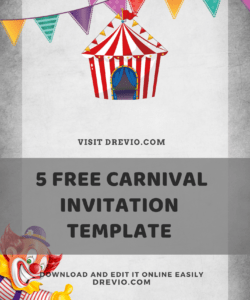 free printable carnivalthemed party invitation templates carnival themed flyer template doc