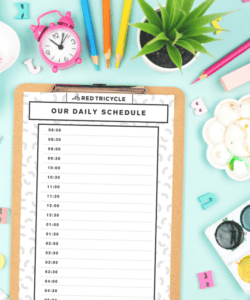 free printable chore chart and daily routine blank templates morning routine checklist template excel