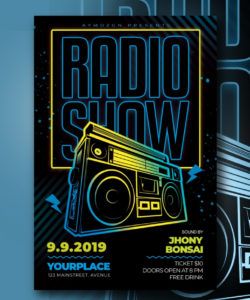 free radio show flyer template by ayumadesign on dribbble radio show flyer template pdf