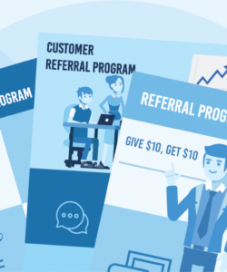 free referral flyer template  berelelevatechrist referral bonus flyer template and sample