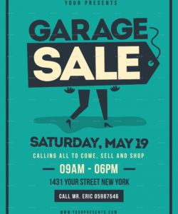 free retro garage sale flyer moving sale flyer template and sample