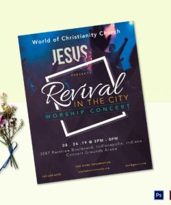 free revival worship concert flyer design template in psd word church revival flyer template and sample