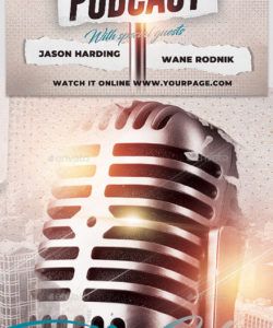 free talk show graphics designs &amp;amp; templates from graphicriver radio show flyer template