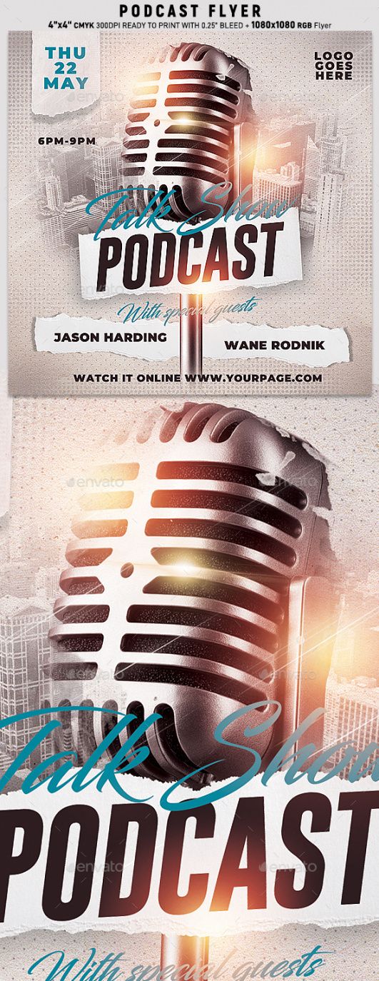free talk show graphics designs &amp; templates from graphicriver radio show flyer template