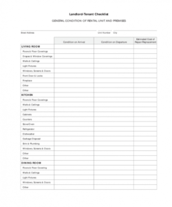 landlord inspection checklist template  6 free templates in rental inspection checklist template