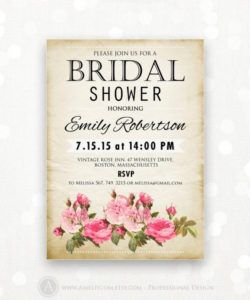 printable bridal shower invitation retro invite shower the bridal shower flyer template doc