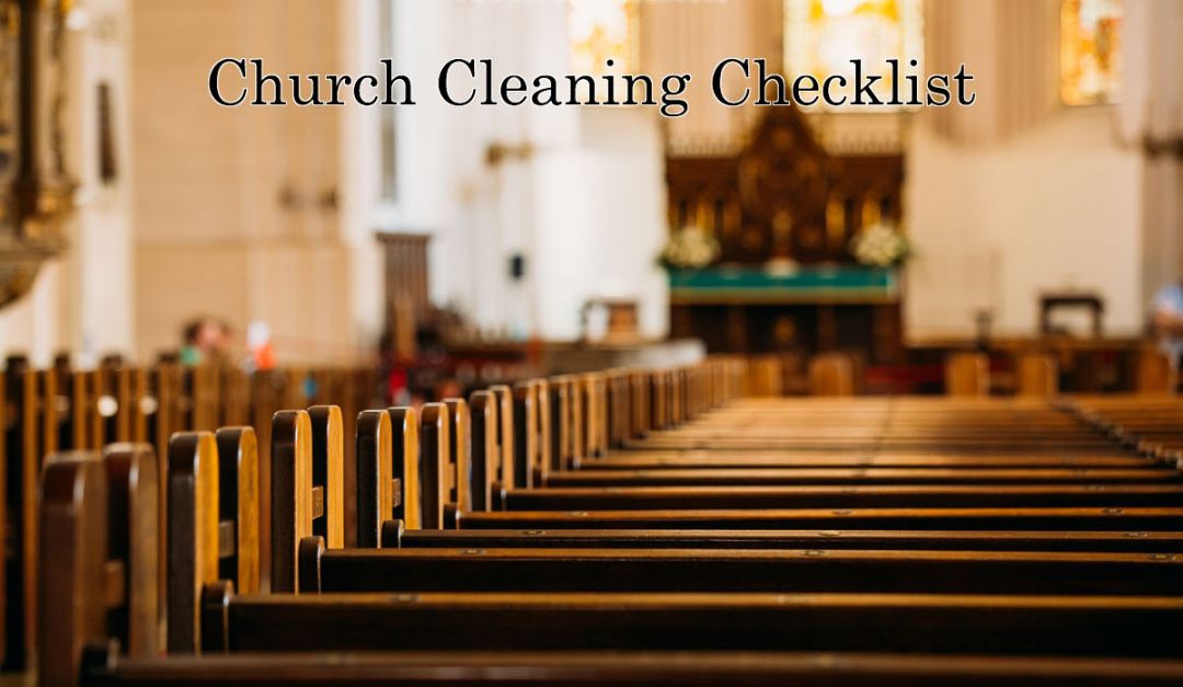 Church Cleaning Checklist Template