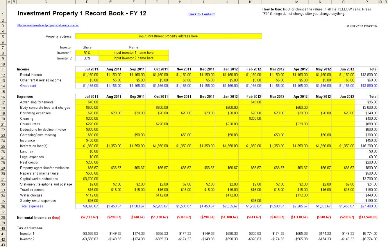 printable free rental property management spreadsheet in excel property management budget template pdf