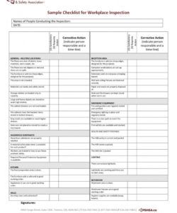 printable public services health and safety association  sample vehicle safety inspection checklist template samples