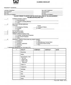 printable real estate closing checklist template  fill out and sign printable pdf  template  signnow real estate closing checklist template pdf