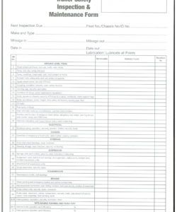 printable trailer and semi trailers inspection and rectification report vehicle safety inspection checklist template pdf