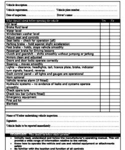 printable vehicle inspection checklist template  mous syusa vehicle safety inspection checklist template excel