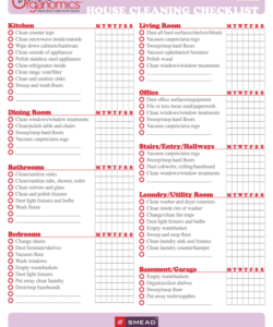 professional house cleaning checklist printable  fill out and sign  printable pdf template  signnow deep cleaning checklist template samples