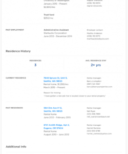 rental application form free rental application  zillow vacation rental checklist template samples