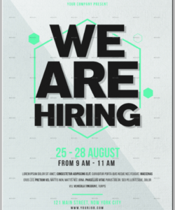 14 job flyer designs &amp;amp; templates  psd ai  free &amp;amp; premium now hiring template flyer and sample