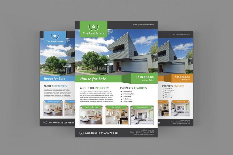 30 best real estate flyer templates  design shack land for sale flyer template pdf