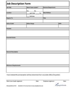 47 job description templates &amp;amp; examples ᐅ templatelab modern job description template pdf